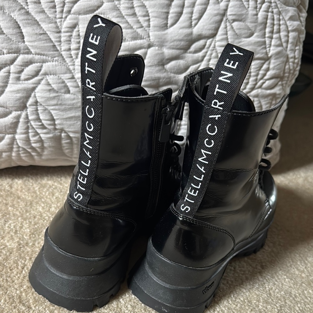 Stella McCartney Glossy Black Boots
